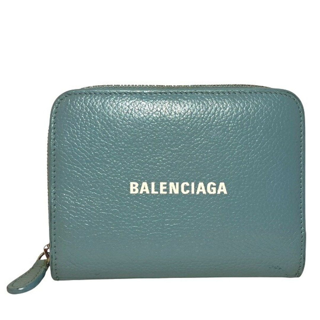 Balenciaga 650871 Round Zipper Bifold Wallet Unisex Free Shipping [Used] [Next