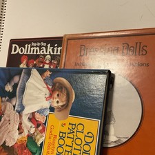 Roselyn Gadia-Smith Doll Clothes Pattern Book Illustrated Hardcover English