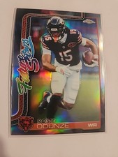 2025 TOPPS CHROME FOOTBALL ROME ODUNZE SP CHROME REFRACTOR FUTURE STARS NO. FS-2