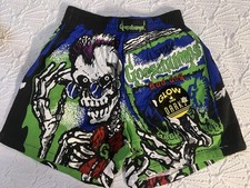 New Vtg Goosebumps 1997 The Barking Ghost Bad Dog Glow In Dark Shorts Size 4/5