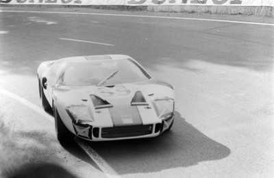Peter Revson Skip Scott Essex Wire Corporation Ford GT40 24 Hours - Old Photo