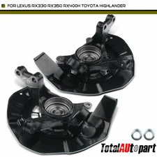 2x Front left & Right Wheel Bearing & Hub Knuckle Assy for Lexus RX330 350 400h