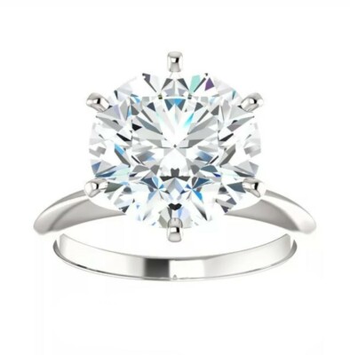 5 Carat Moissanite 6-Prong Ring