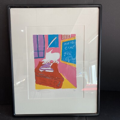 E.J. Gold Signed ;Ltd Ed 24/25  My Public School  Serigraph 16.75 x 20.5 