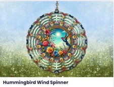 Hummingbird, wind spinner