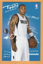 2013 Brooklyn Nets Dallas Mavericks Program Shawn Marion Dirk Nowitzki