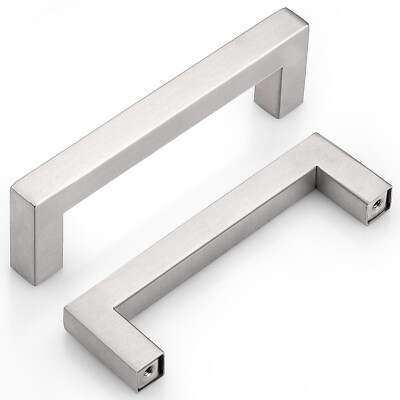 Probrico Edelstahl Schrankgriff 224 mm Loch Mitte Schrankzug 10 Stück
