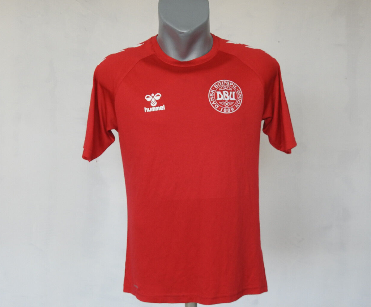 Team Denmark Training Jersey Hummel Red Shirt Size S Football