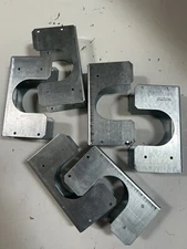 Simpson Strong-Tie 6-Pack SS1.5 Galvanized Steel 16 ga. Stud Shoe 6 Hx1.56 W in.