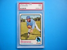 1973 O-PEE-CHEE MLB BASEBALL CARD #324 AL DOWNING PSA 9 MINT SHARP+ '73 OPC
