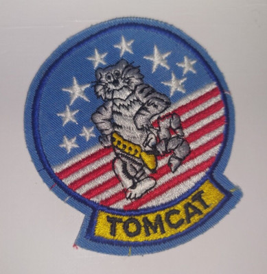 US Air Force TOMCAT  7,5  x 7 cm Aufnäher Patch NEU (M150)