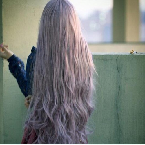 100CM WOMEN COOL BLONDE LONG CURLY WAVY WIG CURLY NATURALS HAIR WIGS COSPLAY NEW - Picture 4 of 6