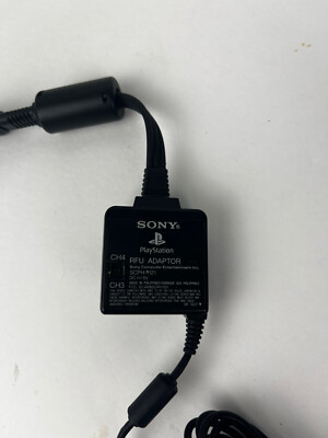 Official Sony PlayStation PS1 PS2 RF Adapter SCPH-1121 TV RFU