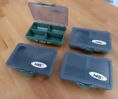 New Carp Coarse Fishing Bit Box Terminal Tackle Craft Boxes 4 x 4 Way section