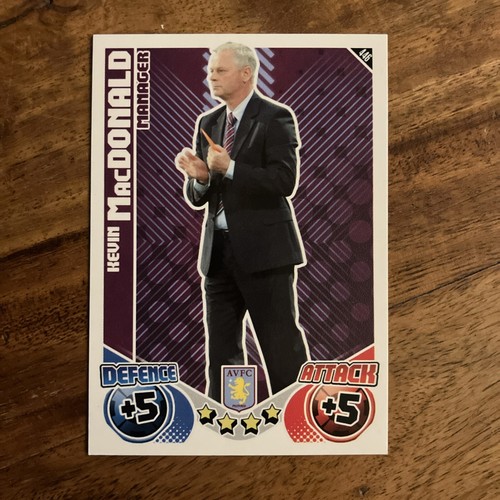 Match Attax 2010/11 Kevin MacDonald Manager Card (Read Description) - Picture 3 of 4