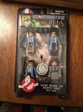 MINIMATES GHOSTBUSTERS 4 FIGURE SET SD COMIC CON 2010 & TOYS R US EXCLUSIVE