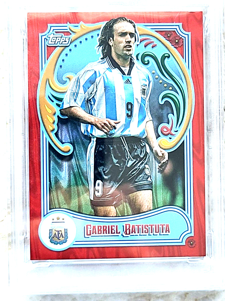 2023 Topps Argentina Fileteado Gabriel Batistuta Red Tango /5 SSP