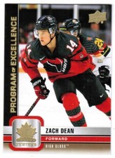 2023 TEAM CANADA JUNIORS ZACH DEAN #133 PROGRAM OF EXCELLENCE HIGH GLOSS /10