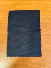 Microfiber cleaning cloth - screens, glasses, jewelry - Black 3 x 4 - NEW