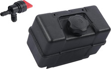 691993 4 Quart Plastic Fuel Gas Tank W Cap Shut-off Valve Fit Briggs Stratt