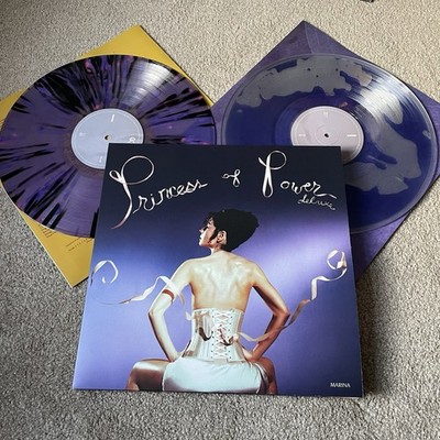 Marina   Princess Of Power (Deluxe) Vinyl Record NEW 2xLP LIQUID Filled Splatter