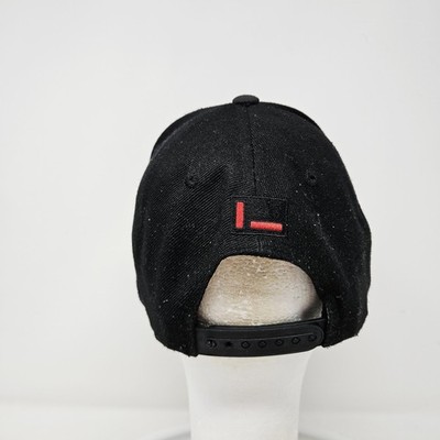 FUBU Hat Cap Baseball Snap Back One Size Black Mens Logo Hip Hop