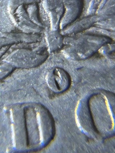 1882 O/S Morgan Silver Dollar ANACS AU53 VAM-3 Flush Top 100