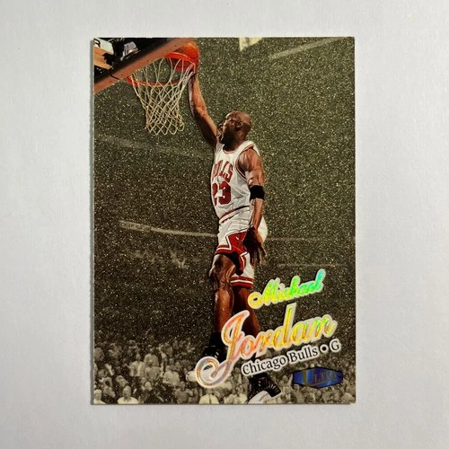 Michael Jordan 1997-98 Fleer Ultra Gold Medallion #23G - NBA Card