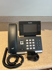 Yealink SIP-T54W IP Desk Phone Tested Includes Power Adapter Headset