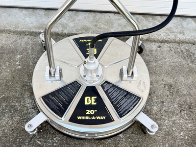 #ad #ad BE PRESSURE WHIRL A WAY 20#x27;#x27; Stainless Steel Flat Surface Concrete Cleaner NICE $585.00