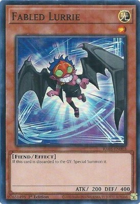 Fabled Lurrie - RA03-EN003 - Super Rare - 1st Edition - Near Mint