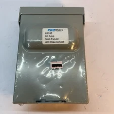 Pro Parts  Quality Electrical AC Disconnect Switch 83335 60 AMP