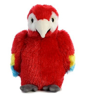 8 Inch Mini Flopsie Scarlet Macaw Bird Plush Stuffed Animal by Aurora