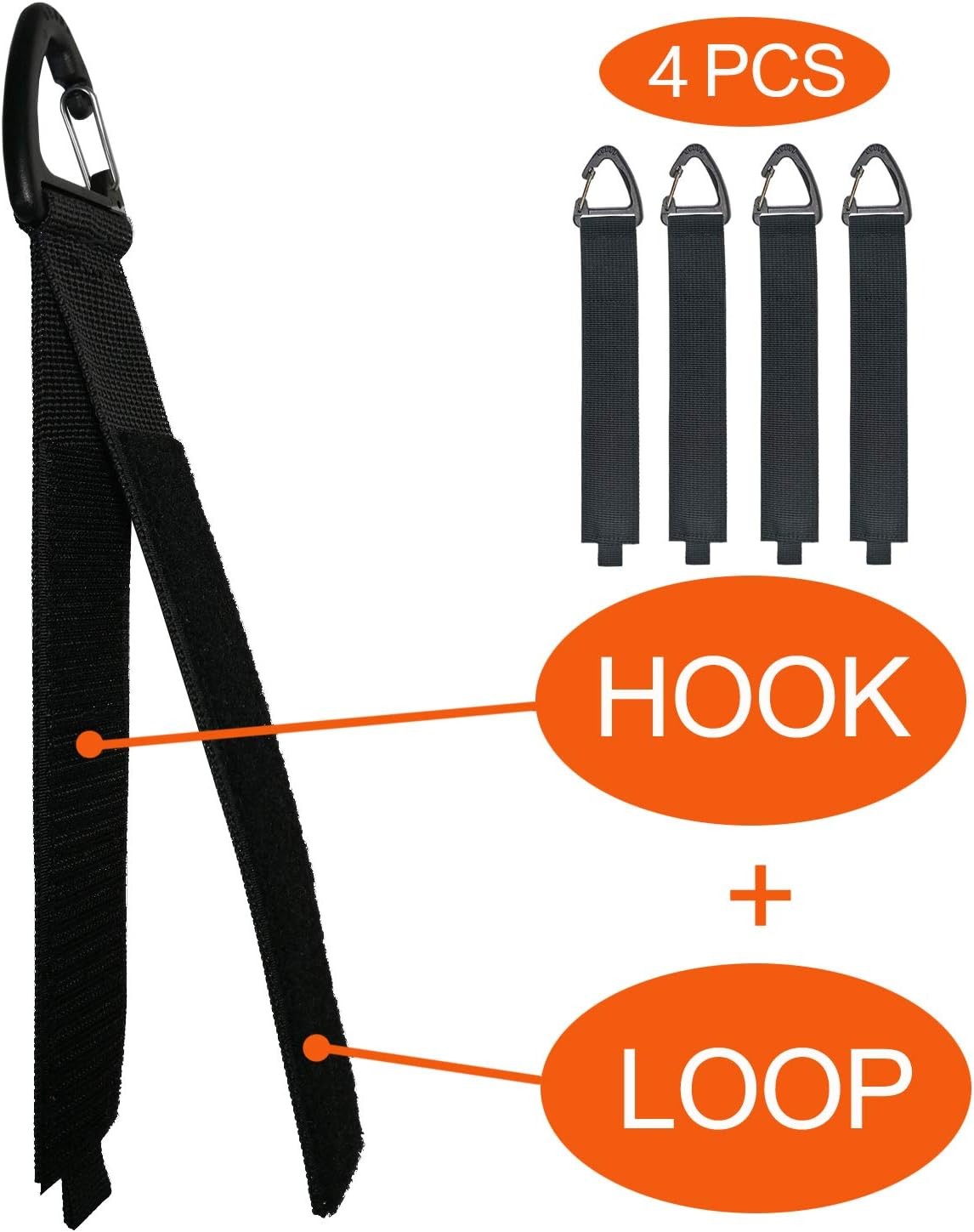 Extension Cord Holder Organizer(4 Pack L), Extension Cord Hanger for Garage Orga