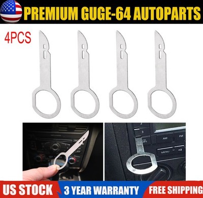 4PCS Car Stereo Radio Removal Release Tool Keys Set For Mercedes Benz Ford Volks