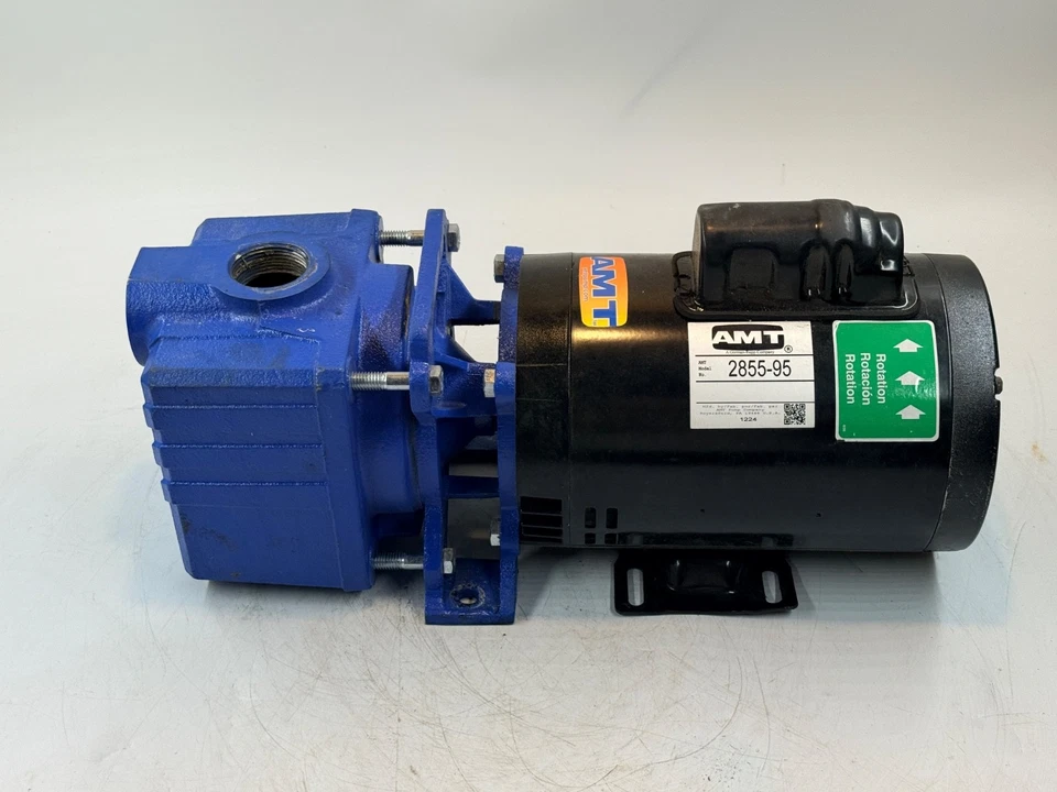 AMT 2855-95 Self-Priming Centrifugal Pump, 1HP, 82GPM, 1-1/4" NPT, 115/230VAC - Image 4 of 4