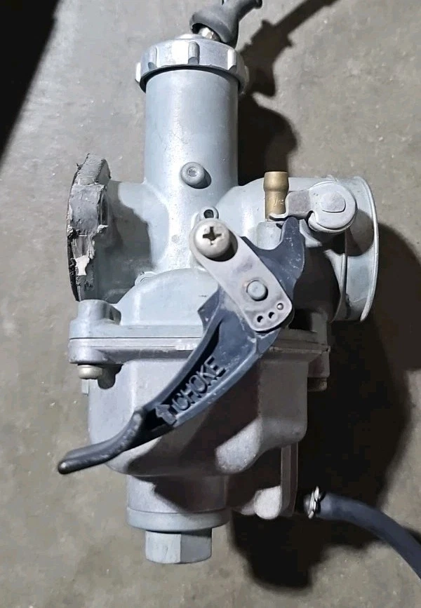 Carburador Keihin 86-02 Honda XR200 OEM y acelerador giratorio Foto 4 de 4