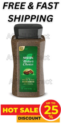 NESCAFE Taster's Choice Instant Coffee, DECAF House Blend 14 oz - FRESH!