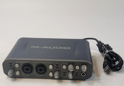 M-Audio Fast Track Pro Digital Recording Interface - TURNS ON