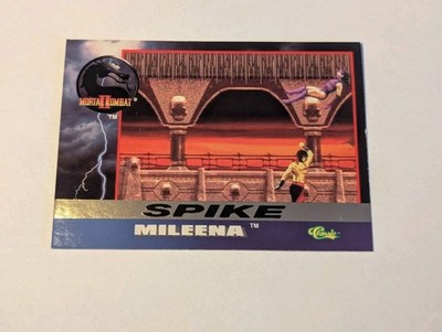 1994 Mortal Kombat II 2 Spike Card Mileena SPK2 SNES GENESIS Chase Card Nice!