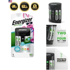 Battery Charger AA AAA Rechargeable Batteries Fast Charge Kit 4pcs