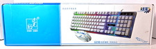 2Pcs/Set G21B RGB Backlight Gaming Keyboard Wired Mouse Kit Office Mouse USB