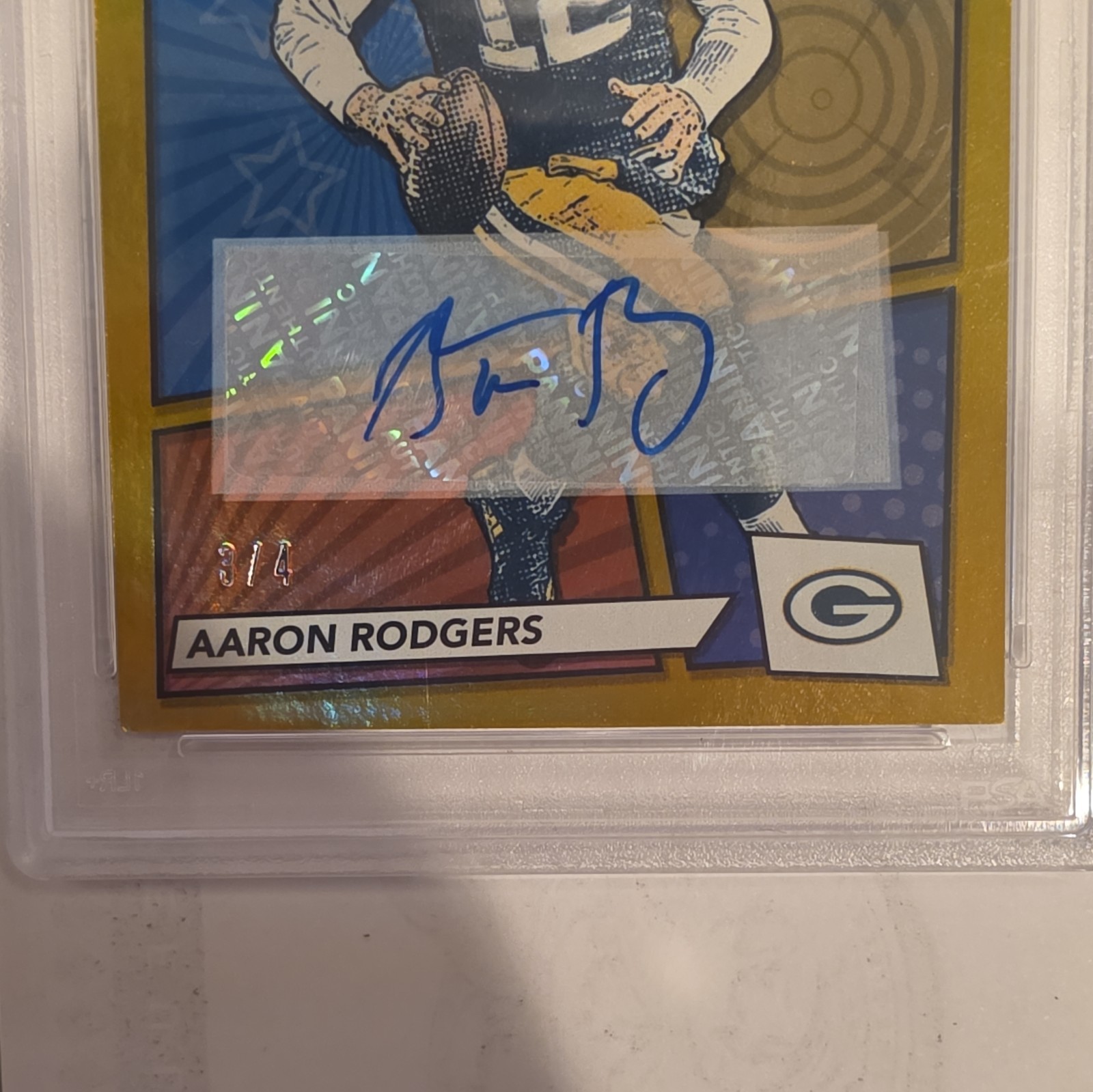 2022 Panini Prestige - Heroes Aaron Rodgers #H-1 Xtra Points Autographs 3/4(AU)  view 5