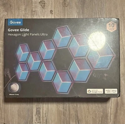 Govee Glide Hexagon Light Panels Ultra RGBIC 10 3D Wall Lights (NEW)