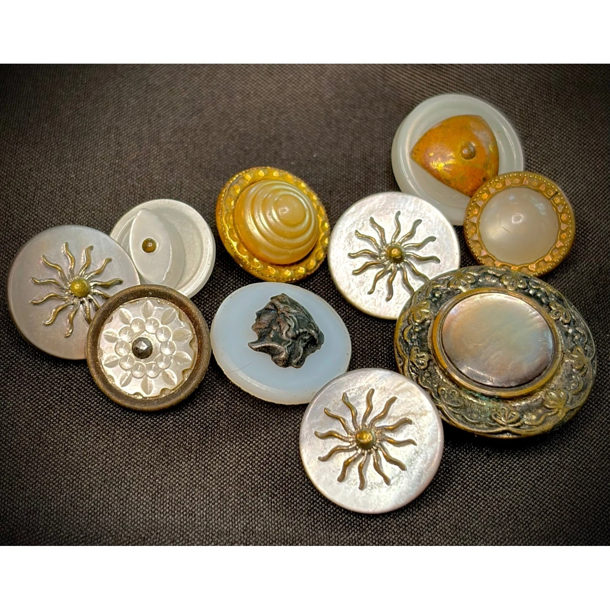 Gold Antique Sewing Buttons for sale | eBay