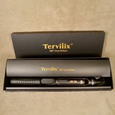 Terviiix 360 Cool Air Hair Straightenr Curler 2in1 Ionic Ceramic Travel Safe NEW