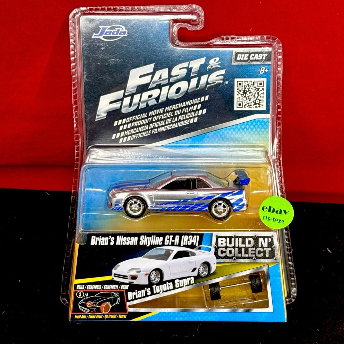 Jada Toys 1:55 Scale Fast & Furious Diecast Cars, Trucks & Vans