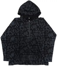 Clothing, all-over print mesh hoodie, black, L size, "BanG Dream! FILM LIVE 2nd