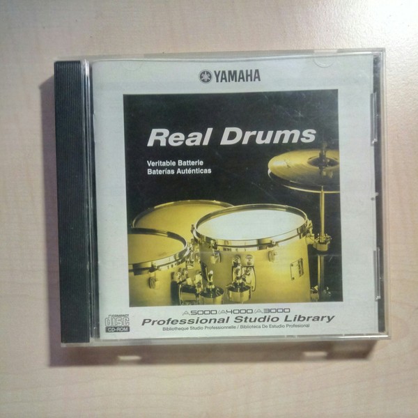 CD Sampler YAMAHA A4000/A5000 Real Drums