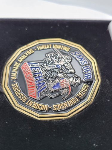 FOR 578 SANS DFIR CYBER THREAT INTELLIGENCE 2 inch CHALLENGE COIN - Picture 6 of 10